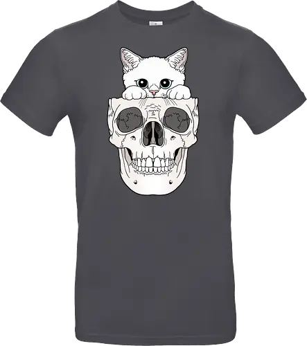 White Kitty & Skull