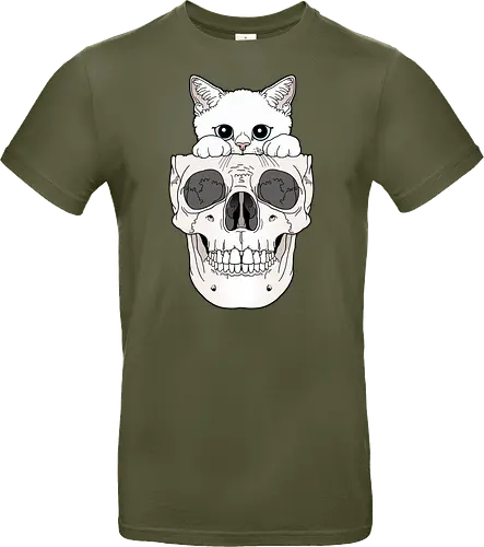 White Kitty & Skull