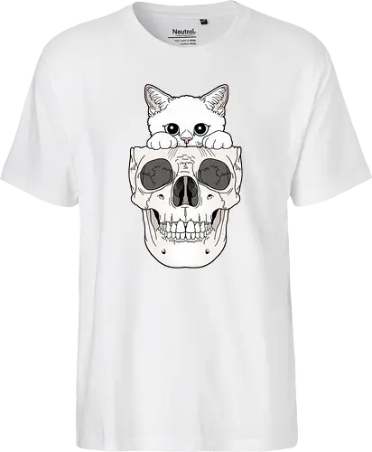 White Kitty & Skull