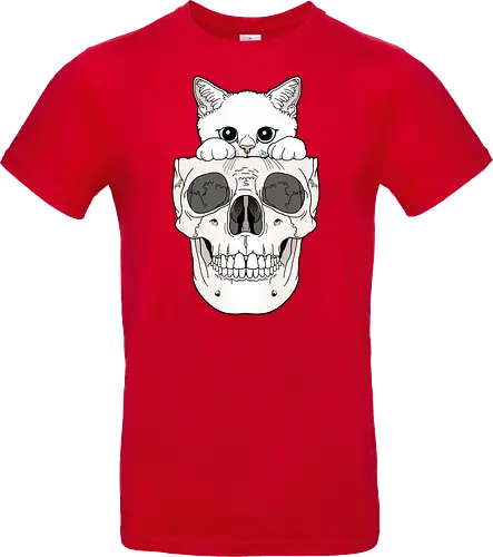 White Kitty & Skull