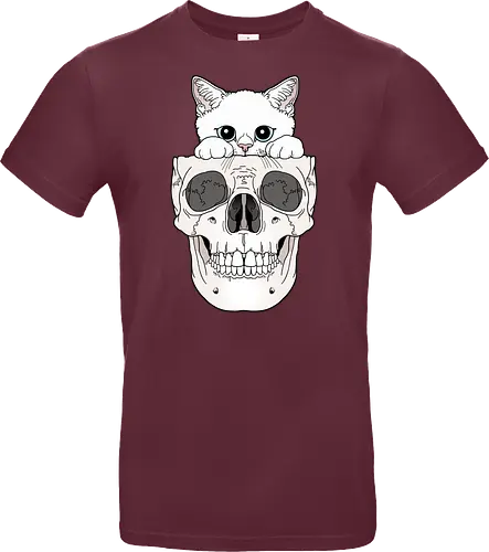 White Kitty & Skull