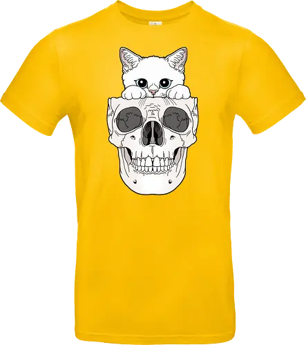White Kitty & Skull