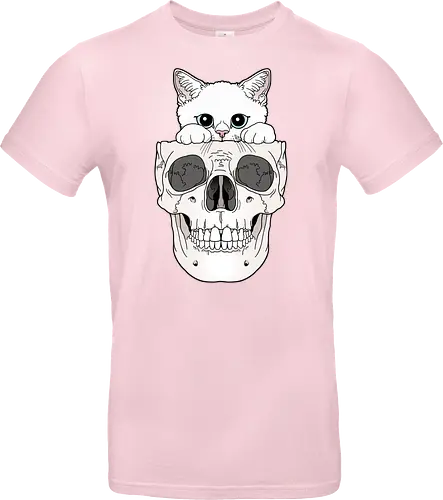 White Kitty & Skull