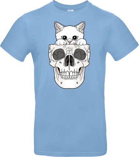 White Kitty & Skull