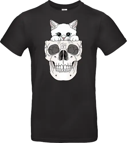 White Kitty & Skull