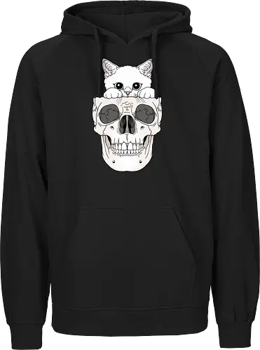 White Kitty & Skull