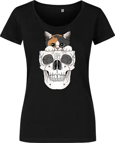 Calico Kitty & Skull