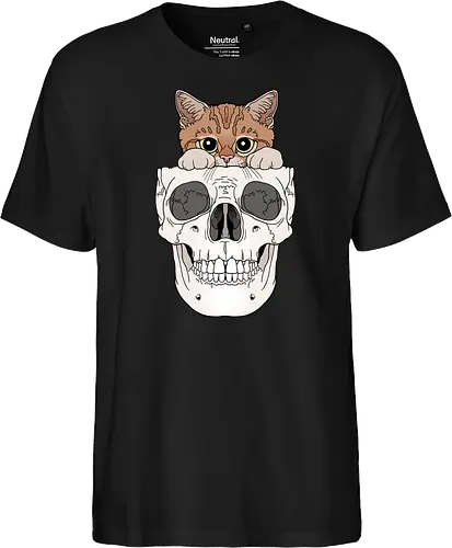 Orange Kitty & Skull