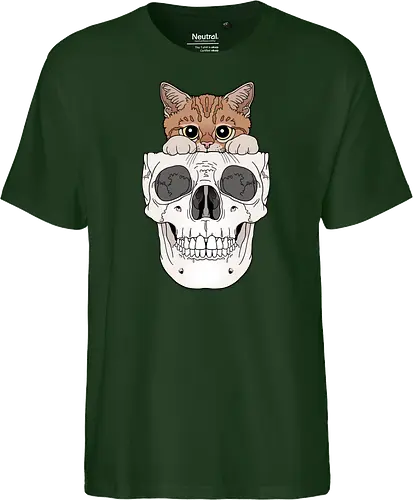 Orange Kitty & Skull