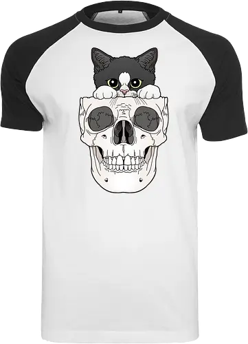 Tuxedo Kitty & Skull