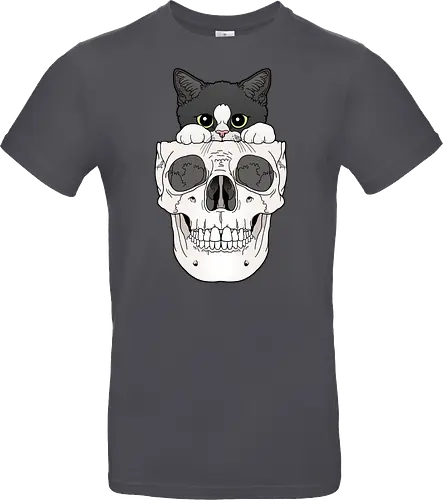 Tuxedo Kitty & Skull