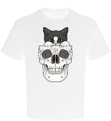 Tuxedo Kitty & Skull