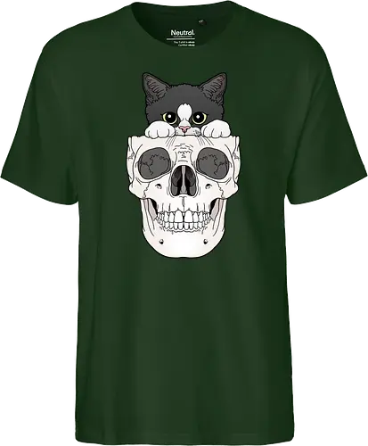 Tuxedo Kitty & Skull