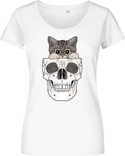 Tabby Kitty & Skull