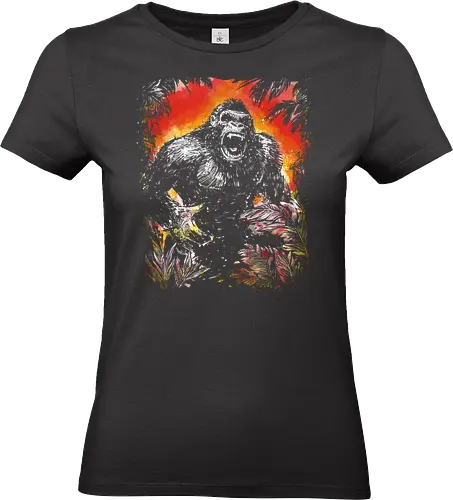King of Skull Island - Kaiju, fantasy, scifi, pop culture, movie, retro, skull island - Standard T-Shirt (Frauen)
