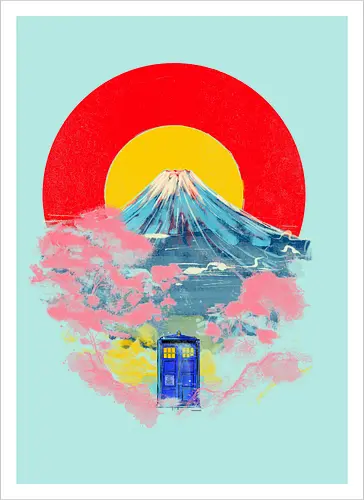 Blue box in Japan
