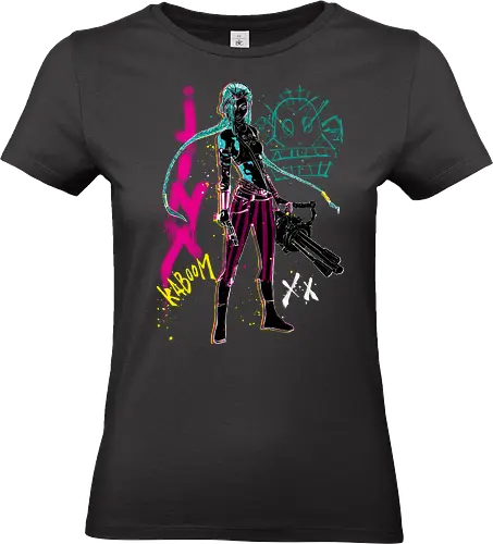 ArtCane V2 - arcane, anime, gaming, television, steam punk, retro, Gaming, Gaming - Standard T-Shirt (Frauen)
