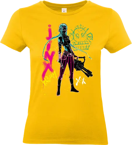 ArtCane V2 - arcane, anime, gaming, television, steam punk, retro, Gaming, Gaming - Standard T-Shirt (Frauen)