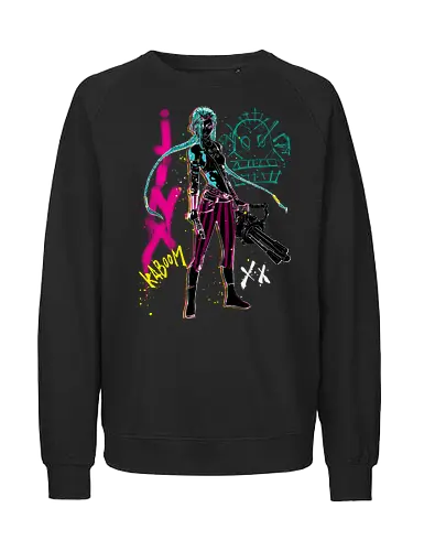 ArtCane V2 - arcane, anime, gaming, television, steam punk, retro, Gaming, Gaming - Fairtrade Sweatshirt
