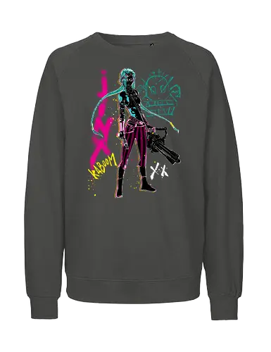 ArtCane V2 - arcane, anime, gaming, television, steam punk, retro, Gaming, Gaming - Fairtrade Sweatshirt