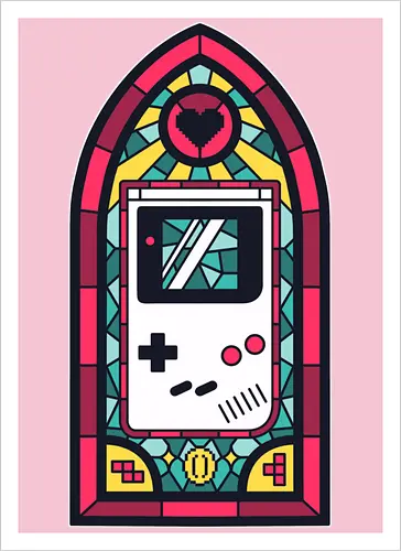 8bits stained glass