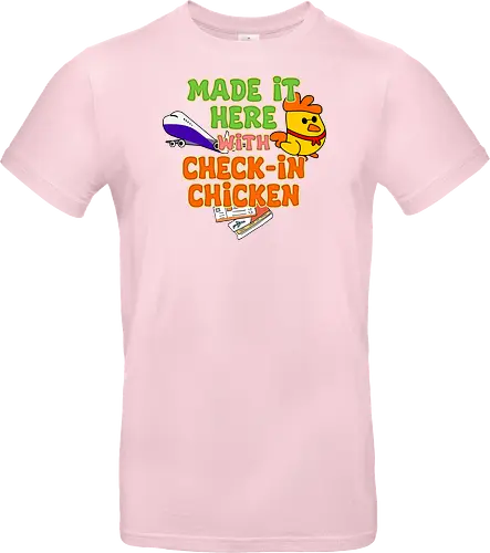 Made it Here with Check-In Chicken (Bin Dank Check-In Chicken Hier)
