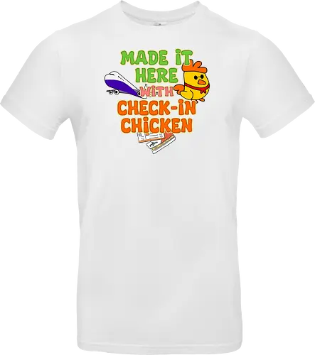 Made it Here with Check-In Chicken (Bin Dank Check-In Chicken Hier)