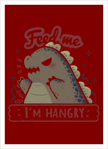 Kawaii Hangry Kaiju