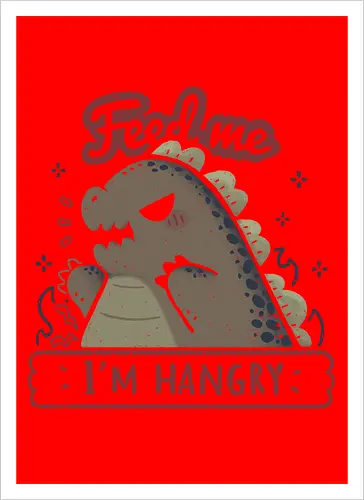 Kawaii Hangry Kaiju