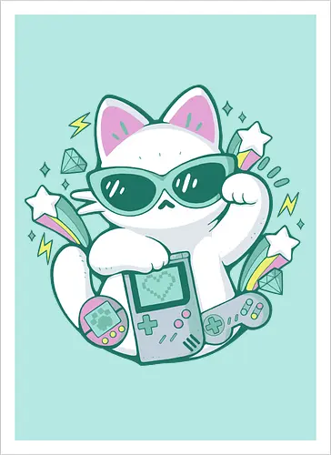 90s Cute Cat