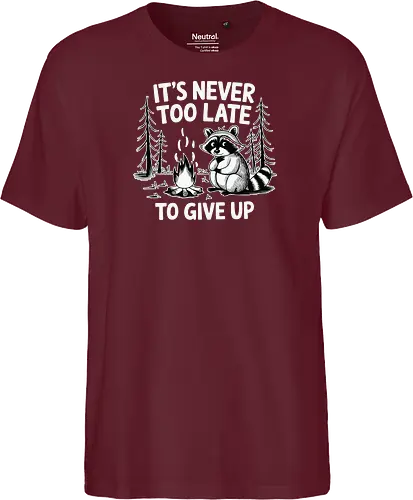 It's never too late to give up