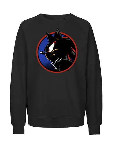 dark hedgehog - hedgehog, shadow, cool, animal, game, retro, classic, vintage, movie, runner, darkness - Fairtrade Sweatshirt