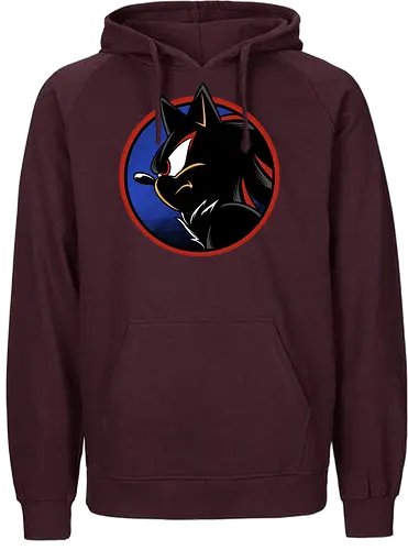 dark hedgehog - hedgehog, shadow, cool, animal, game, retro, classic, vintage, movie, runner, darkness - Fairtrade Hoodie