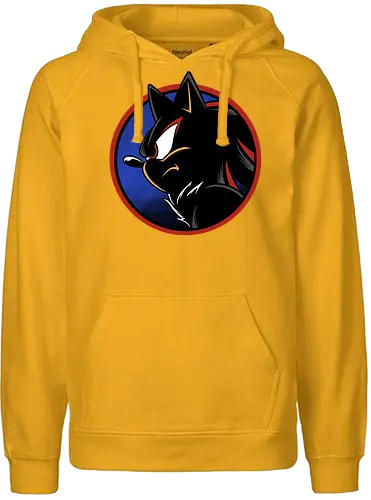 dark hedgehog - hedgehog, shadow, cool, animal, game, retro, classic, vintage, movie, runner, darkness - Fairtrade Hoodie