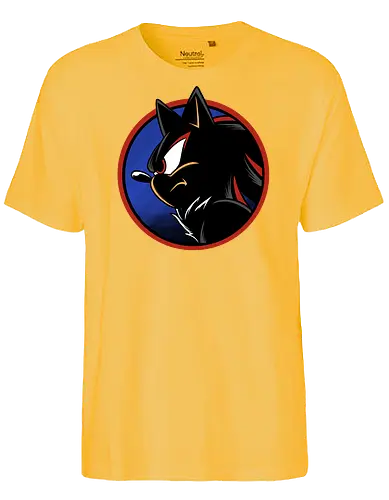 dark hedgehog - hedgehog, shadow, cool, animal, game, retro, classic, vintage, movie, runner, darkness - Fairtrade T-Shirt