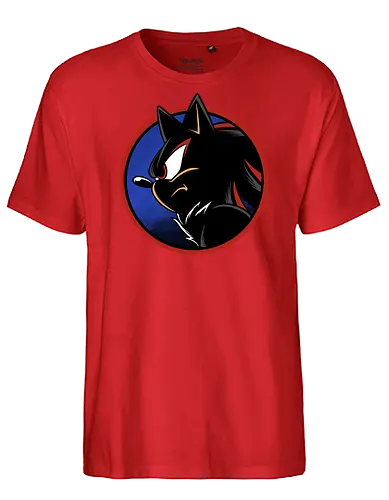 dark hedgehog - hedgehog, shadow, cool, animal, game, retro, classic, vintage, movie, runner, darkness - Fairtrade T-Shirt