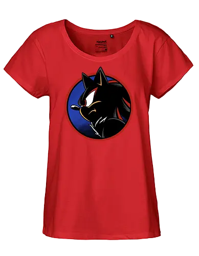 dark hedgehog - hedgehog, shadow, cool, animal, game, retro, classic, vintage, movie, runner, darkness - Fairtrade Girl Shirt
