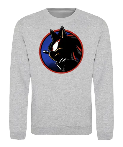 dark hedgehog - hedgehog, shadow, cool, animal, game, retro, classic, vintage, movie, runner, darkness - Sweatshirt