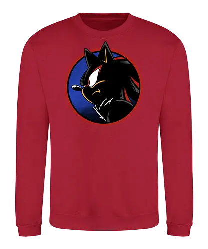 dark hedgehog - hedgehog, shadow, cool, animal, game, retro, classic, vintage, movie, runner, darkness - Sweatshirt