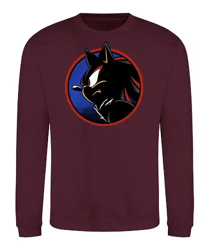 dark hedgehog - hedgehog, shadow, cool, animal, game, retro, classic, vintage, movie, runner, darkness - Sweatshirt