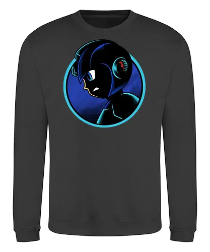 shadow cyborg  - cyborg, robot, kids, vintage, classic, retro, anime, gameboy, arcade, adventure, future, humanoid, game - Sweatshirt