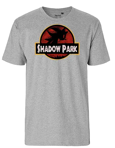 shadow park  - hedgehog, shadow, cool, animal, game, retro, classic, vintage, movie, runner, darkness - Fairtrade T-Shirt