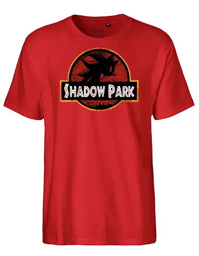 shadow park  - hedgehog, shadow, cool, animal, game, retro, classic, vintage, movie, runner, darkness - Fairtrade T-Shirt