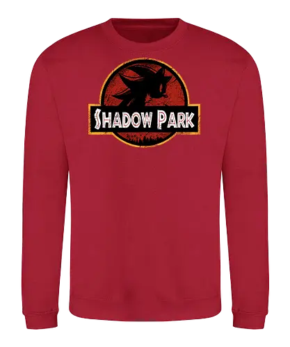 shadow park  - hedgehog, shadow, cool, animal, game, retro, classic, vintage, movie, runner, darkness - Sweatshirt