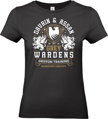 Davrin And Assan Emblem - dragon, veilguard, video game, gaming, gamer, emmrich volkarin, rook, manfred, lucanis, bellara lutare, neve gallus, rpg, inquisition, grey wardens - Standard T-Shirt (Frauen)