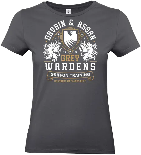 Davrin And Assan Emblem - dragon, veilguard, video game, gaming, gamer, emmrich volkarin, rook, manfred, lucanis, bellara lutare, neve gallus, rpg, inquisition, grey wardens - Standard T-Shirt (Frauen)