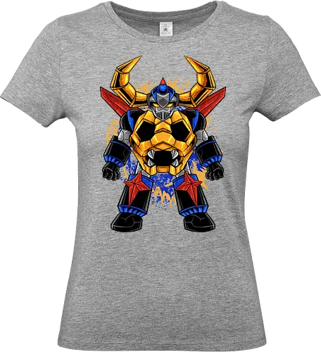 gaiking chibi  - robot, transformation, mechanics, superhero, gaiking, kaiju, japanese - Standard T-Shirt (Frauen)