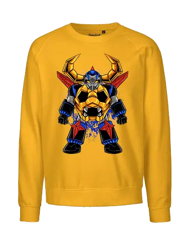 gaiking chibi  - robot, transformation, mechanics, superhero, gaiking, kaiju, japanese - Fairtrade Sweatshirt
