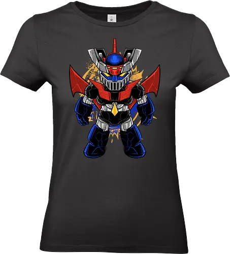 mazinger chibi  - robot, transformation, mechanics, superhero, gaiking, kaiju, japanese - Standard T-Shirt (Frauen)