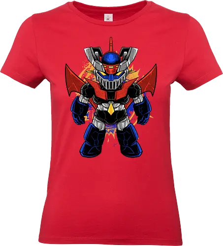 mazinger chibi  - robot, transformation, mechanics, superhero, gaiking, kaiju, japanese - Standard T-Shirt (Frauen)